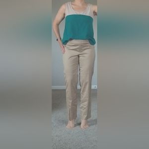 Tan stretch slacks , brand new, never worn